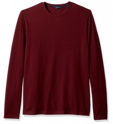 Nautica Sleeve Solid Burgundy Medium