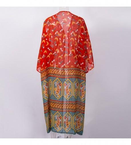 Womens African Sleeves Chiffon Cardigans