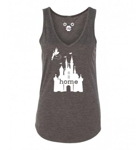 DisGear Womens Disney V Neck Heather