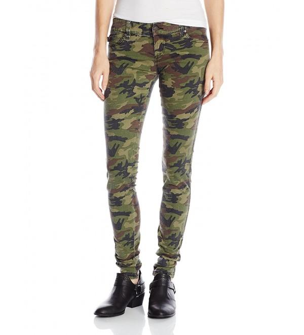 Junior's Washed Camo Skinny Stretch Rocker Jean - Camo - CW1237RM8XV