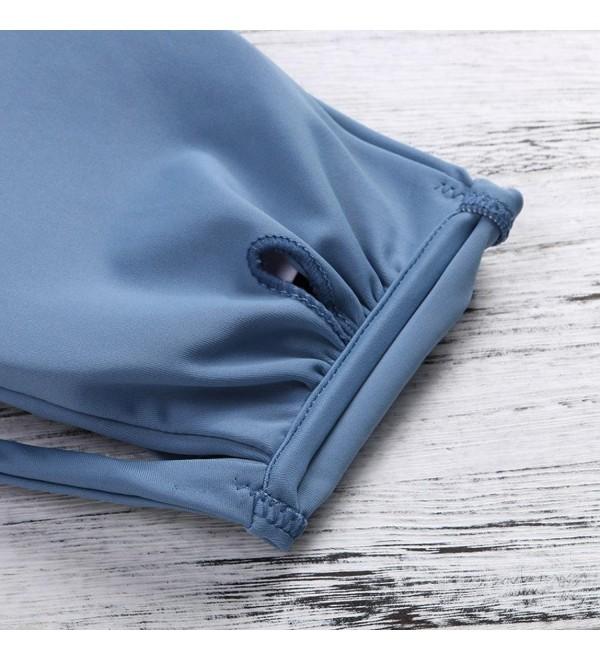 Swimsuit Fashion Strapless Swimwear - Blue - CC189KHGG0Z