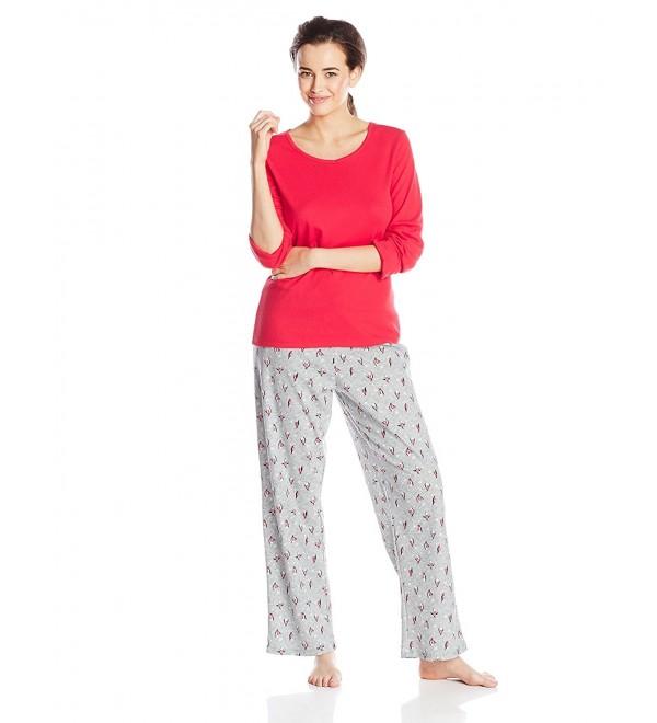 Jockey Womens Cotton Two Piece Pajama