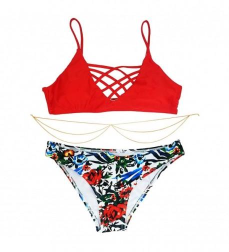 Ldoux Bikini Swimwear Bathing Crisscross