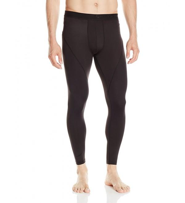 Men's Flexfit Lightweight Baselayer Long Pant - Black - C312K9CSEY9