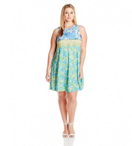 Julian Taylor Womens Printed Trapeze