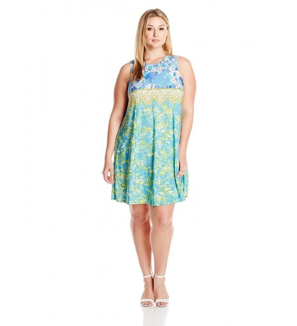 Julian Taylor Womens Printed Trapeze