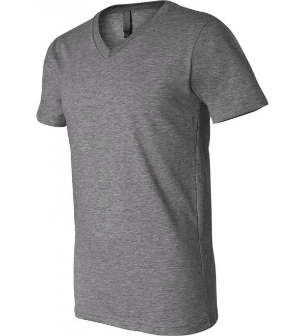 Men's 4.2 oz. Delancey V-Neck T-Shirt 3005 - Deep Heather - CZ115S2HC53