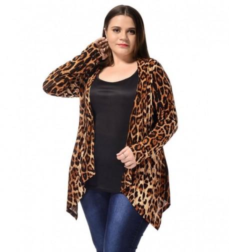 Orinda Leopard Opening Fashion Cardigan