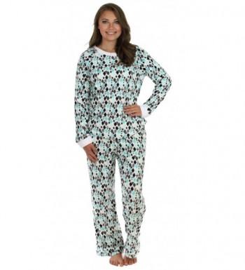 PajamaMania Womens Sleepwear Diamonds PMPFR1142 1053 XS