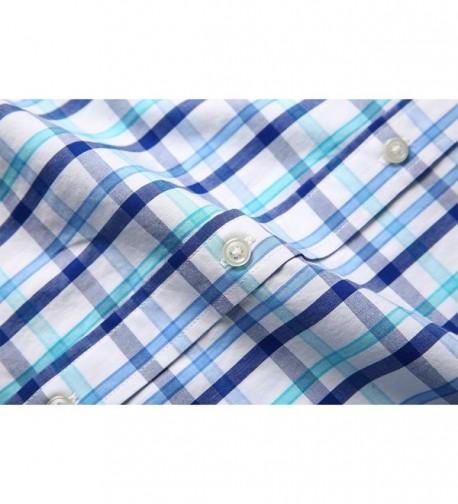 Men's Long Sleeve Plaid Checkered Button Down Casual Dress Shirts ...