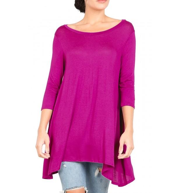 T2411PX Sleeve Round Relaxed Magenta