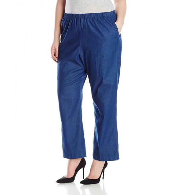 Women's Plus-Size Denim Proportioned Medium Pant - Denim - CH115MWPC5B