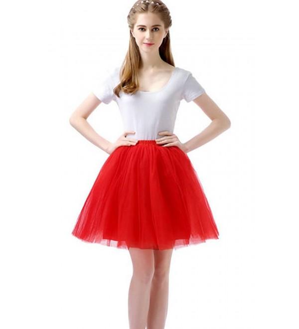 Women Lace Ballet Tutu Princess Dress Dance Skirt With 6 Layers For ...