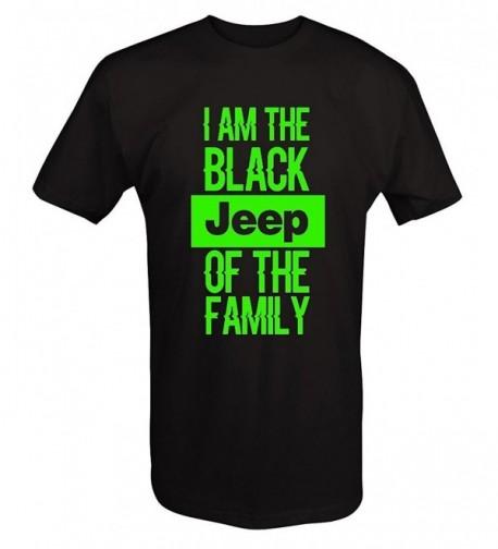 LIME Black Jeep Family shirt Xlarge