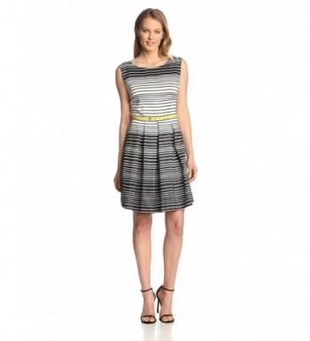 Julian Taylor Womens Sleeveless Belted