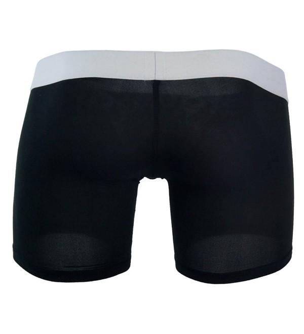 Mens Underwear Boxer Briefs Trunks - Black_style_ew0263 - C312NSFALNC
