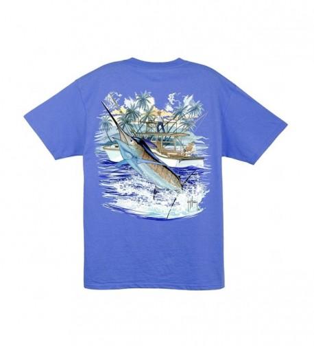 Guy Harvey Marlin Pocket T shirt