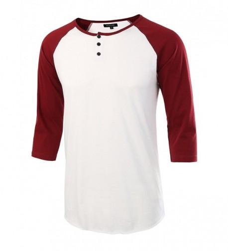 HETHCODE Casual Raglan Baseball T Shirts