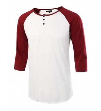 HETHCODE Casual Raglan Baseball T Shirts