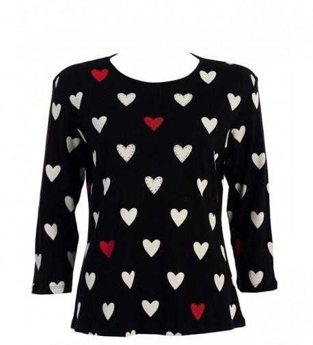 Jess Jane Hearts Rhinestone 14 859BK