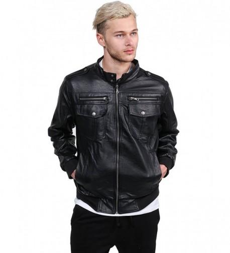 Men's Faux Leather Coats