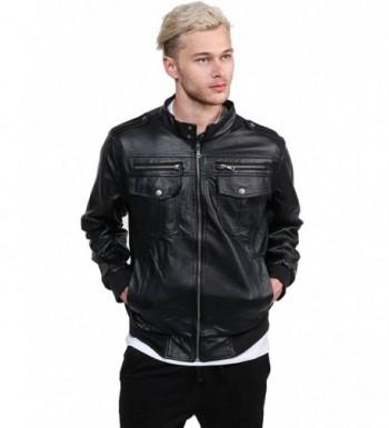 Men's Faux Leather Coats