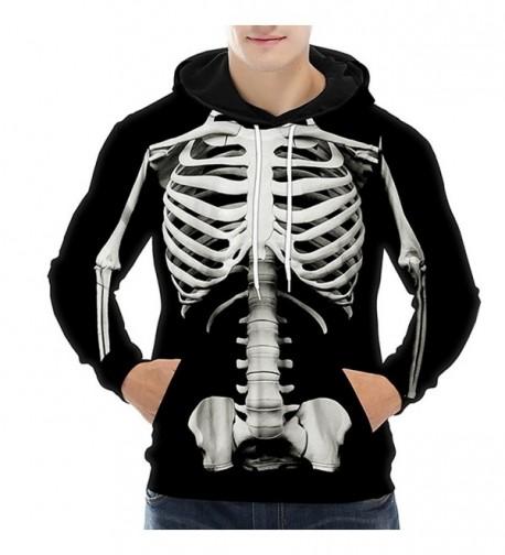 Ensasa Skeleton Halloween Christmas Sweatshirts