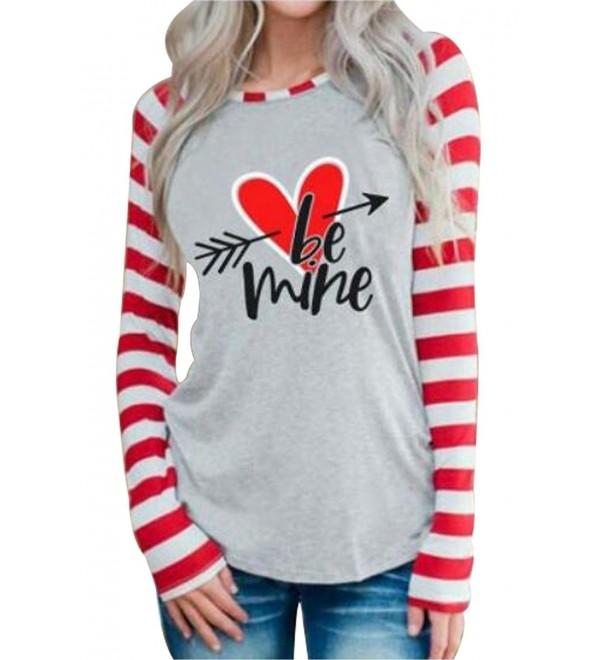 Baseball T Shirt Valentines Stripe Sleeve