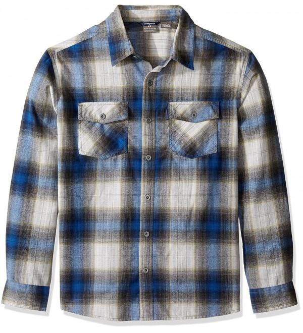 Coyote Creek Plaid Shirt - Shield Blue - CV12D3UIC23