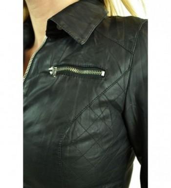 Designer Women's Leather Coats Online