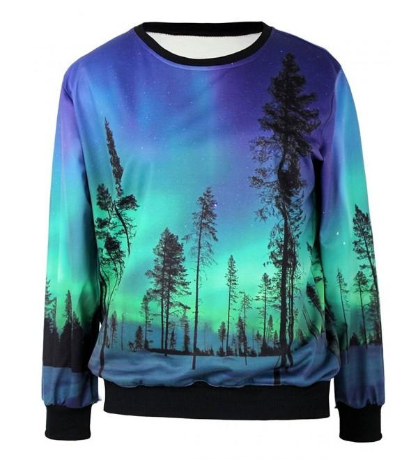 Pandolah Colorful Patterns Sweatshirt Sweaters