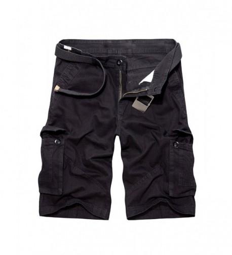 Menschwear Cotton Shorts Belted Beachwear