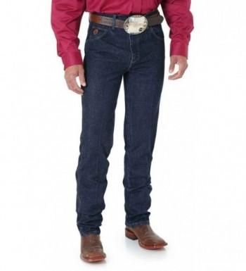 Mens Wrangler Slim Jeans Stone