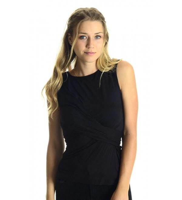 Free Womens Faux Sleeveless Black