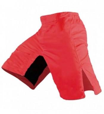 Blank MMA Shorts Red 30