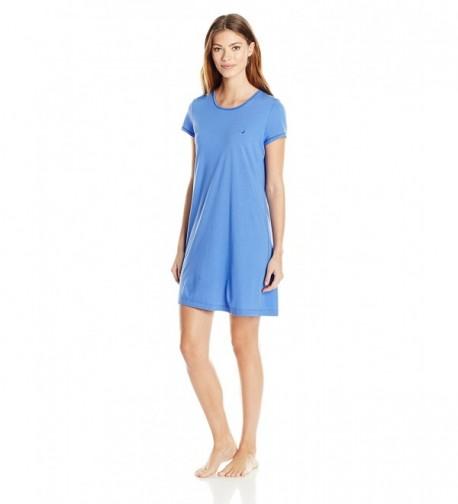 Nautica Womens Jersey Crewneck Sleepshirt