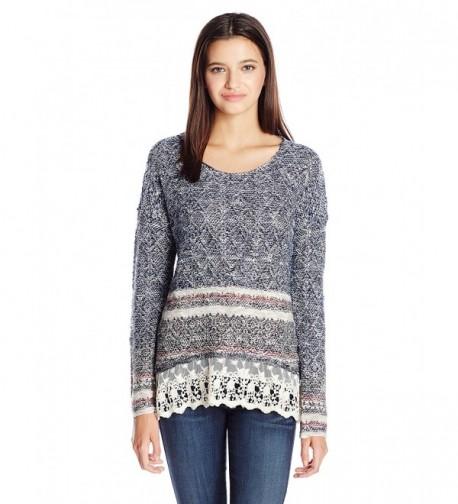 Jolt Womens Border Sweater American