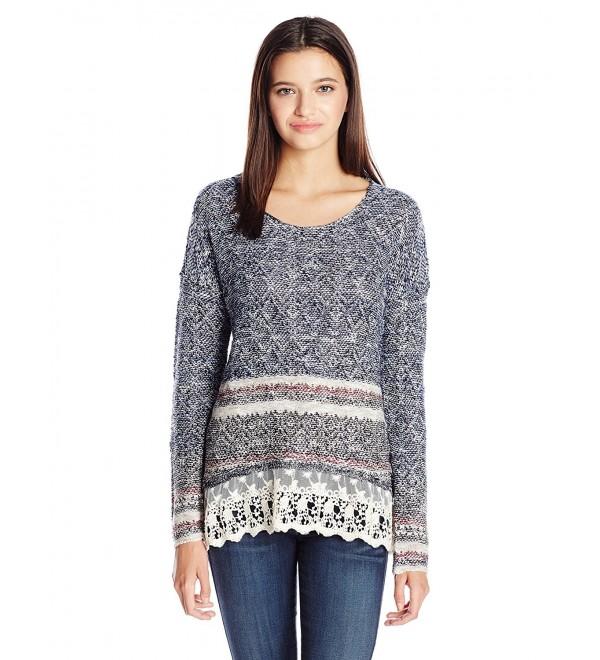 Jolt Womens Border Sweater American