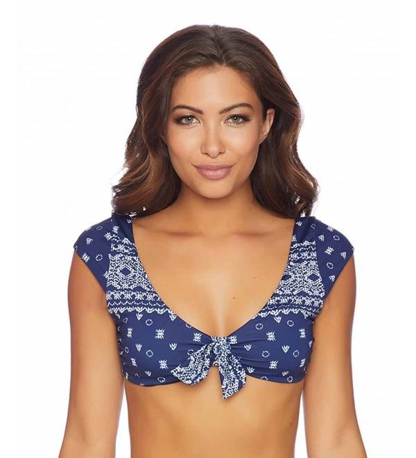 Splendid Boarder Stripe Bralette Bikini