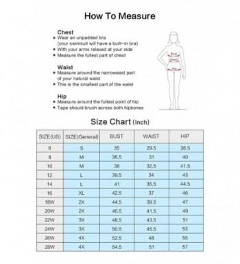 Swim 365 Size Chart